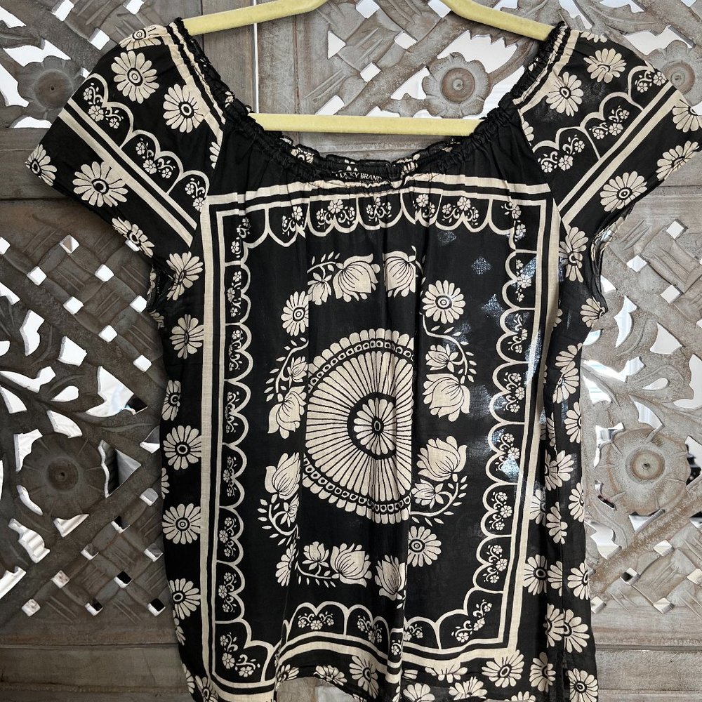 Lucky Brand off the shoulder top